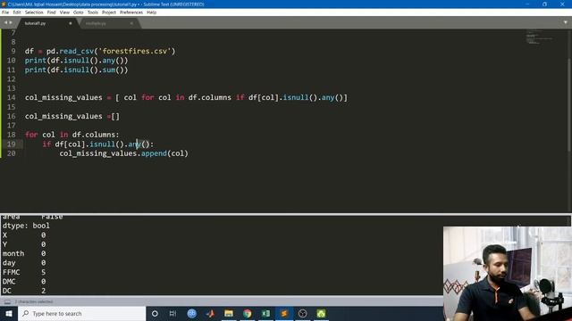 How to find out Row and Column that Contain nan or Blank-data and How to Drop them by Python? смотреть онлайн
