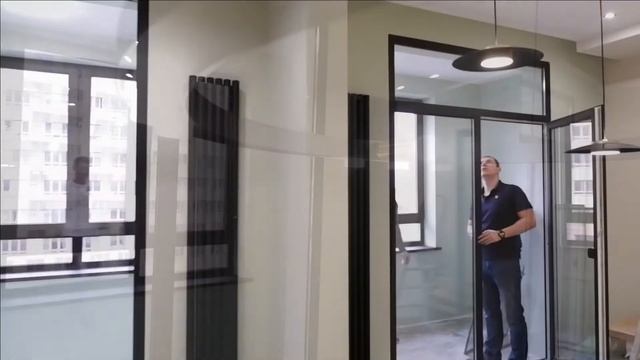 Дизайнерский ремонт квартиры 140 м2, фрески, керамогранит, мастер-кнопка на сантехнику! смотреть онлайн