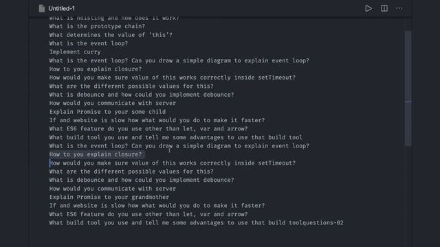 General JS Questions #55 смотреть онлайн