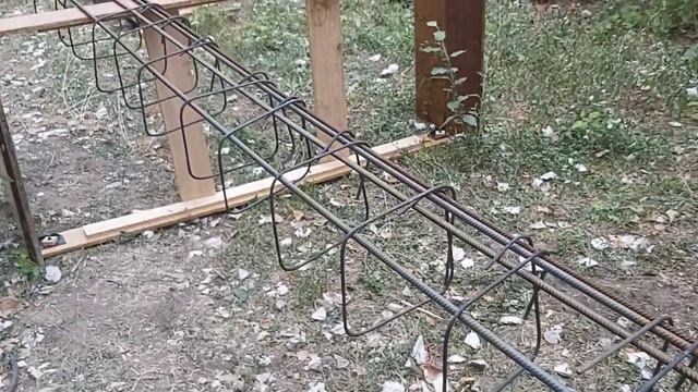 Начальный этап фундамента,вязка арматуры, варианты вязки и гнутье хамутов на каркас смотреть онлайн