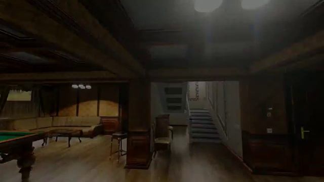 Интерьер Бильярдной в 3D смотреть онлайн