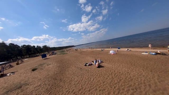 Пляж в Липово. Сосновый Бор смотреть онлайн