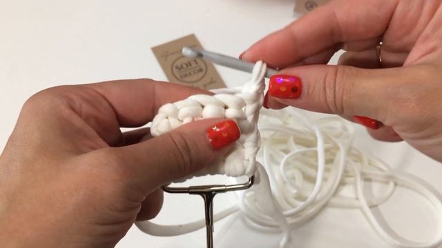 Ручка вязаная из трикотажной пряжи | Ручка для сумки крючком | Soft Decor - Татьяна Чакур смотреть онлайн