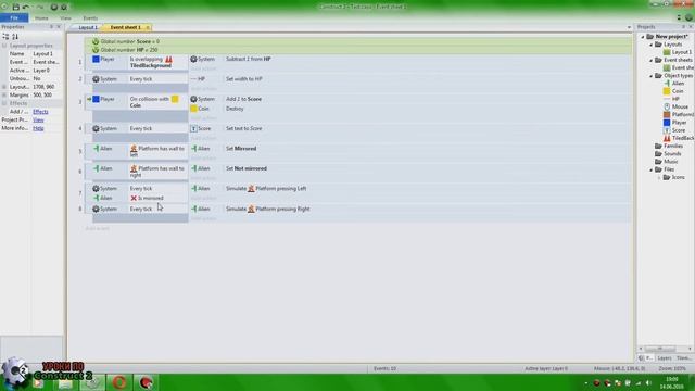 Cosntruct 2 урок #3.1: Создание умных врагов для платформера смотреть онлайн