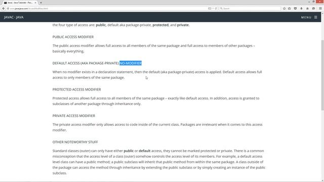 Learn Java Programming - Packages: Introduction to Access Modifiers смотреть онлайн
