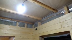 Монтаж имитации бруса внутри помещения. Дом в Аннино. День 10.