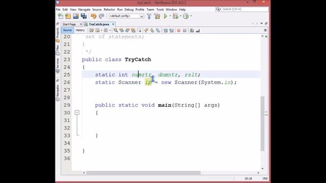 JAVA PROGRAMMING TUTORIAL 30 JAVA TRY CATCH INTRODUCTION WITH EXAMPLE смотреть онлайн