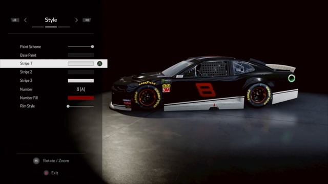 How to Create Throwback Paint Schemes on NASCAR Heat 4 смотреть онлайн