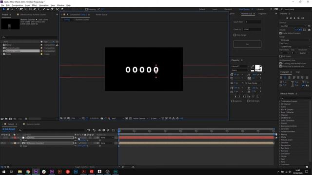 How to make a sliding number counter in After Effects with the Numero script смотреть онлайн