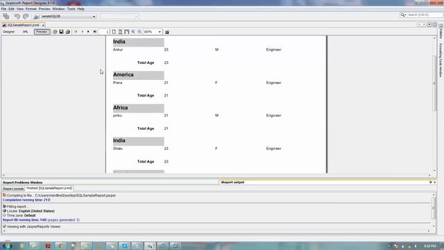 Simple steps to create Jasper Reports in iReport using JDBC connections смотреть онлайн