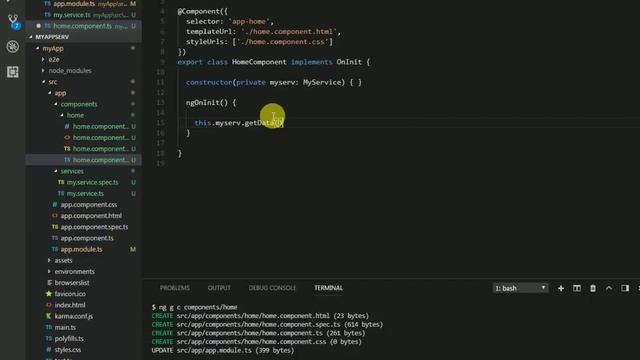 Angular 6 Services Tutorial смотреть онлайн