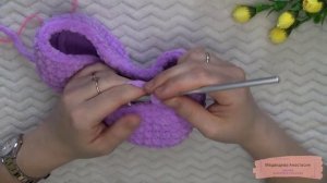 2в1 ПОДУШКА-ИГРУШКА В ВИДЕ СЕРДЦА КРЮЧКОМ ИЗ ПЛЮШЕВОЙ ПРЯЖИ / СХЕМА ВЯЗАНИЯ+ПОДРОБНОЕ ВИДЕО ОПИСАНИ