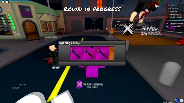 I GOT THE HALLOWEEN SINISTER SABER EXOTIC IN ROBLOX ASSASSIN!! [40+ ELITE CASES] смотреть онлайн