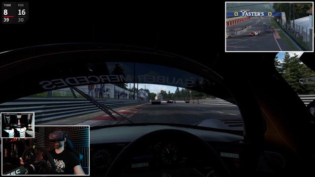 Automobilista 2 in VR | Group-C Racing at Historic Spa - Into the Night смотреть онлайн