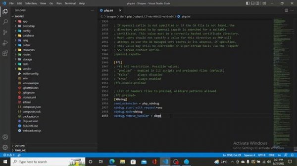 How to install PHP Debugger with Laragon and Visual Studio Code