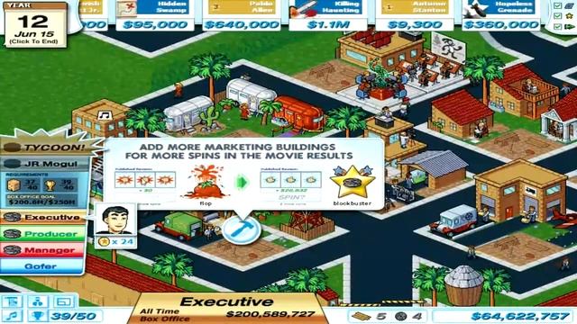 Hollywood Tycoon Gameplay Commentary Part 8 Achievement Hunting смотреть онлайн