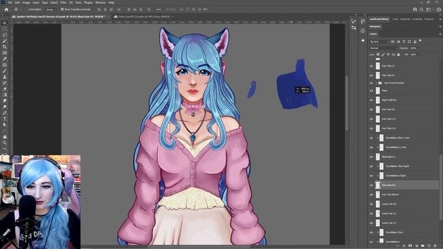 How To Prepare Characters For Live2D Cubism - Hair Separation [ Beginner Tutorial ]