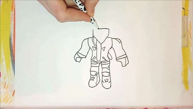 Как Нарисовать Роблокс/Рисунки Маркером/Рисунки Для Детей|How To Draw A Roblox смотреть онлайн