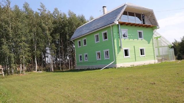 Дом, брус 200х200, строганный, мох, герметик, отличное качество! Часть 3.
