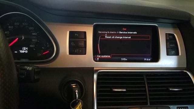 Audi Q7 service reset смотреть онлайн