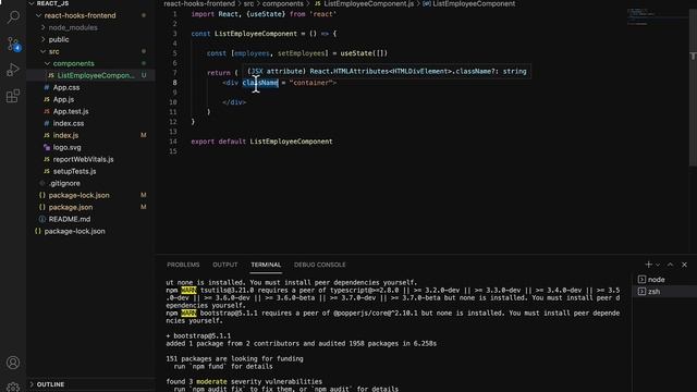React Hooks + Spring Boot CRUD Full Stack App - 7 - Create ListEmployeeComponent + useState Hook смотреть онлайн