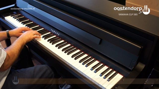 Yamaha CLP 585 digitale piano | Sounddemo смотреть онлайн