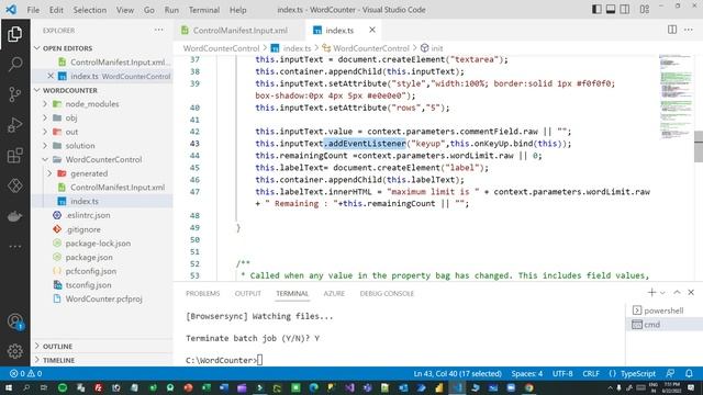 Working with PCF - Build a Text Character Counter Control and Use it in Dynamics 365 Power Apps смотреть онлайн