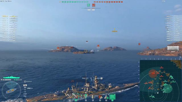 Beatiful devstrike with Gneisenau [World of Warships] Sorry for no sound смотреть онлайн
