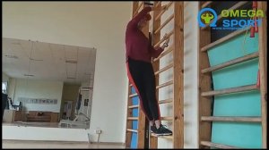 Здоровая спина. Специальные упражнения на шведской стенке