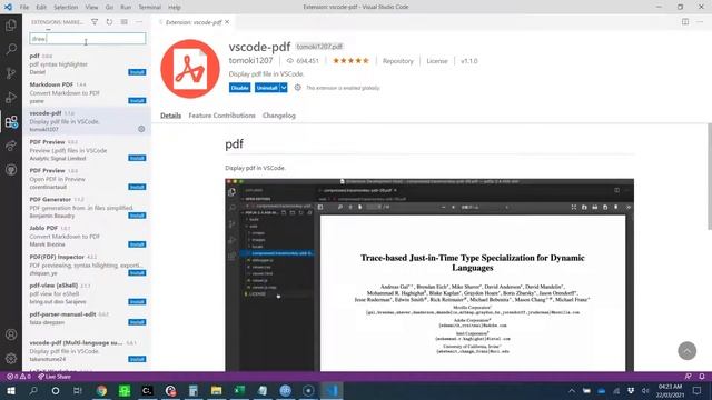 Instalar extensiones vscode-pdf y draw.io para VS Code смотреть онлайн