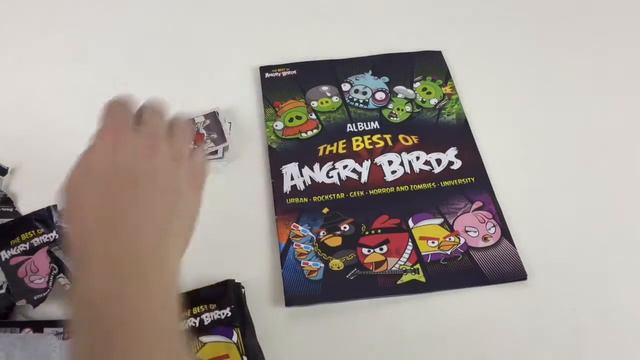 The Best Of Angry Birds sticker collection starter pack and 25 packets opened смотреть онлайн