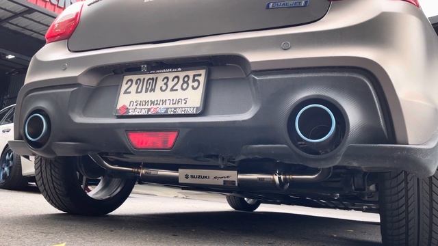 Suzuki swift sport ติดตั้งท่อ JTC titanium ท่อนกลาง ปลาย смотреть онлайн