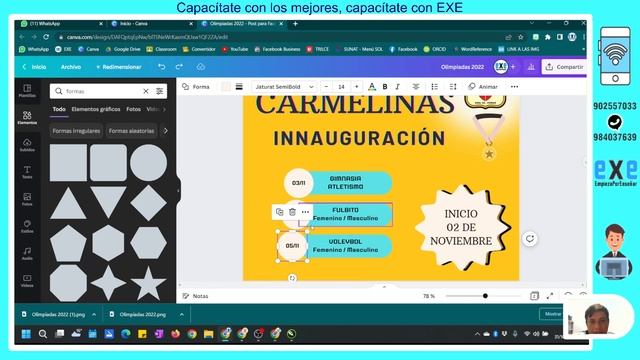 AFICHE EN CANVA PRO смотреть онлайн