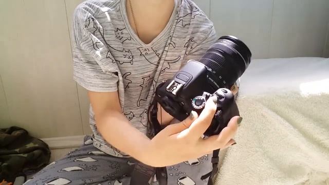 обзор на Зеркальный фотоаппарат Canon EOS 600D EF-S 18-135 IS KIT приобретала в магазине Sulpak смотреть онлайн