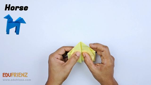 How to Make a Paper Horse - Origami Horse Tutorial смотреть онлайн