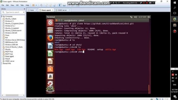 OSSEC demo Rootkit detection