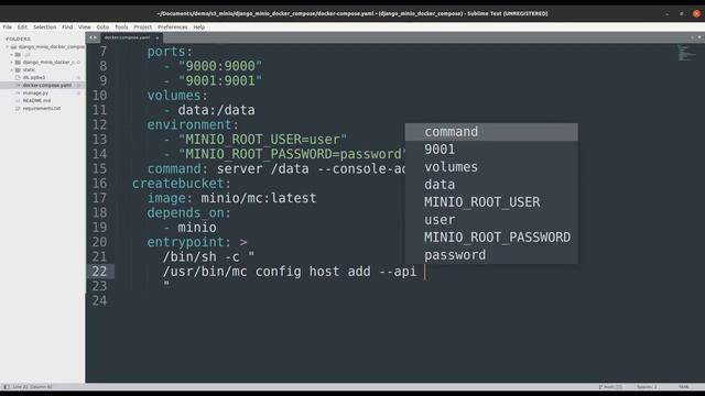 Mock S3 buckets locally with MinIO, Django and Docker Compose смотреть онлайн