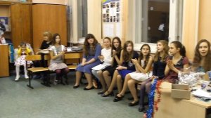 Новогодний праздник в 6"А" классе