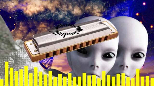 Aliens harp techno - Db harmonic minor harmonica смотреть онлайн