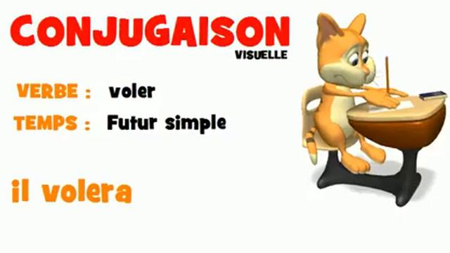 CONJUGAISON = voler = Futur simple.avi смотреть онлайн