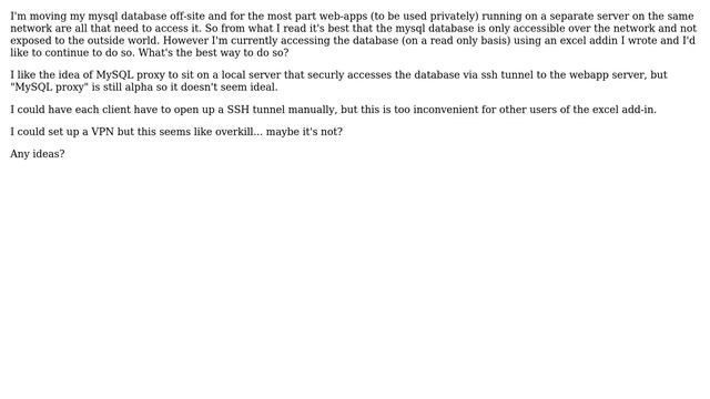 offsite mysql access смотреть онлайн