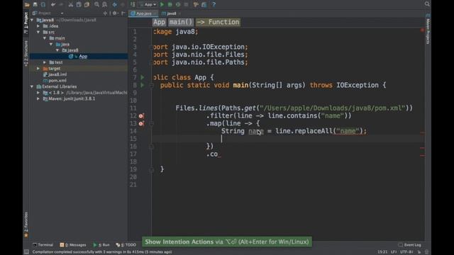 Java Streams | Files and Paths | Read and Process files using Streams | Tech Primers смотреть онлайн