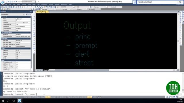 Autolisp EP. 3 : Output смотреть онлайн