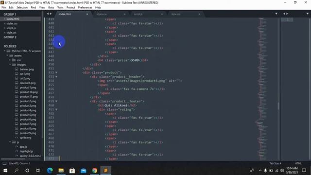 4 : build a complete responsive website html and css tutorial || html css javascript ecommerce смотреть онлайн