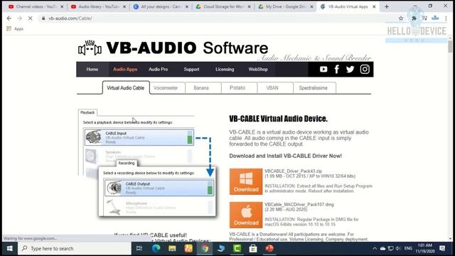 How to Use VB-Audio Virtual Audio Cable for Windows 10 смотреть онлайн