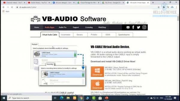 How to Use VB-Audio Virtual Audio Cable  for Windows 10