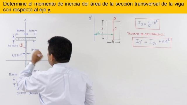 VÍDEO 05 - MOMENTO DE INERCIA DE FIGURAS COMPUESTAS / TEOREMA DE EJES PARALELOS / ESTÁTICA смотреть онлайн