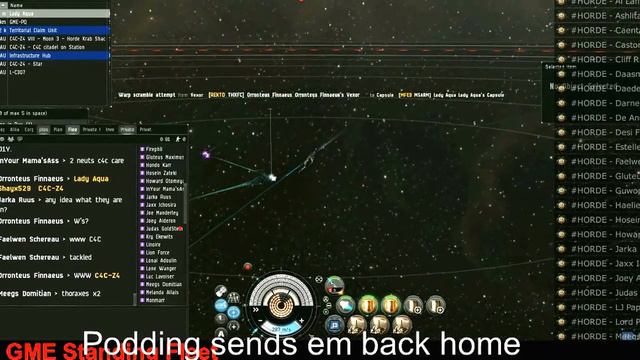 EVE Online Caracal small gang PVP смотреть онлайн