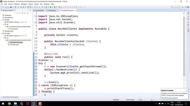 Socket - Multithreading смотреть онлайн
