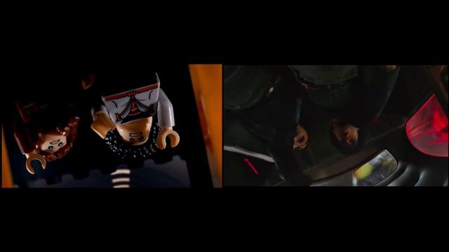 BUMBLEBEE in LEGO TRAILER - SIDE BY SIDE Version - Transformers Stop motion смотреть онлайн